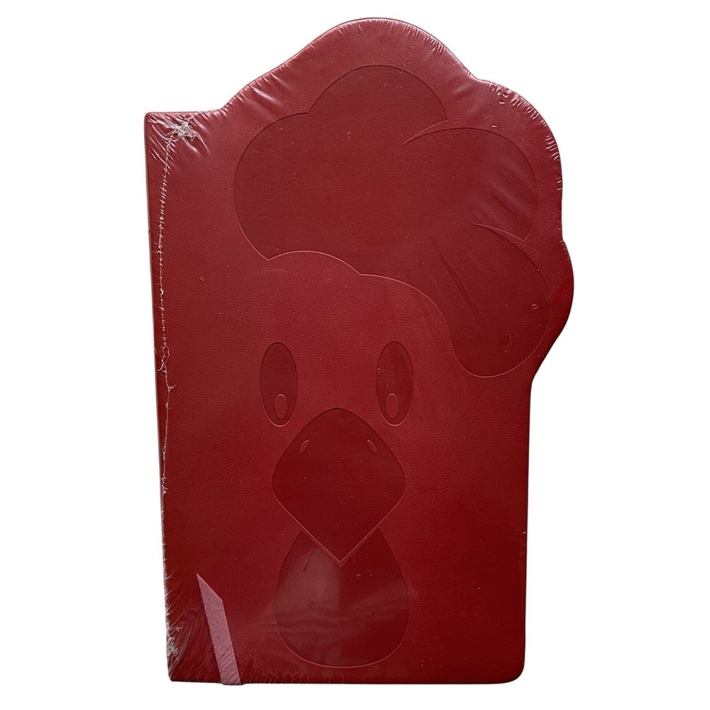 Bella Bug Die Cut Leatherette Journal Rooster‎ Red Leather 250 Pages NEW